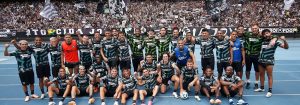 Jogadores do Botafogo no treino aberto