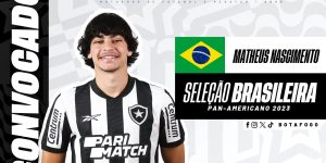 Matheus Nascimento, atacante do Botafogo